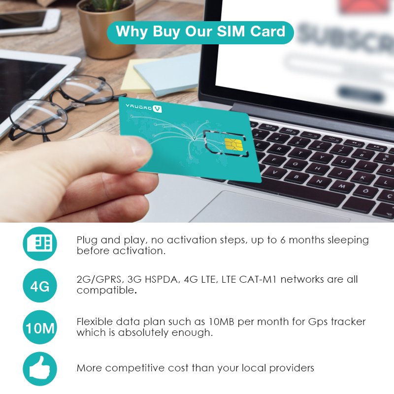Daovay Gps M2M 2G/3G/4G Iot Sim Card International Sim Card Used On Gps Car Tracker